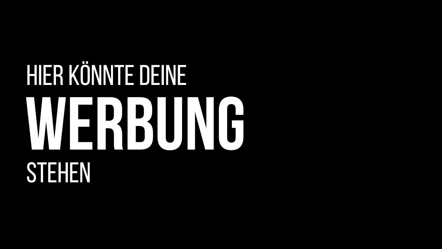 Diese Anzeigefläche jetzt buchen!