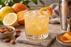 Amaretto Sour Mocktail: Almond and Lemon