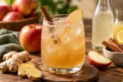 Apple Cider Mocktail: Ginger and Cinnamon Recipe