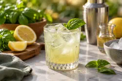 Basil Mocktail: Lemon Smash Without Alcohol