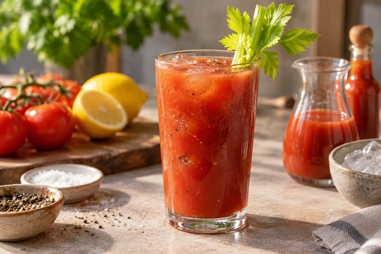 Virgin Bloody Mary: A Savoury Tomato Mocktail