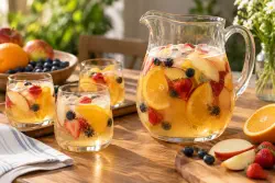 Alkoholfreie Bowle: Grundrezept und Mengen für acht Gläser