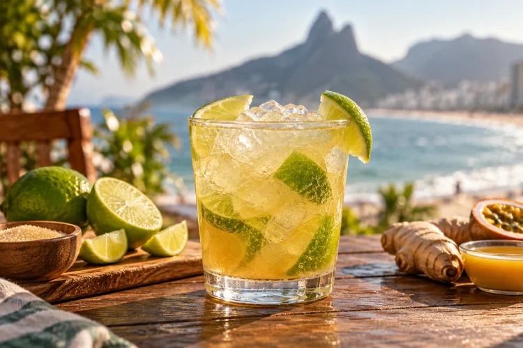 Virgin Caipirinha: Ipanema with Ginger Ale