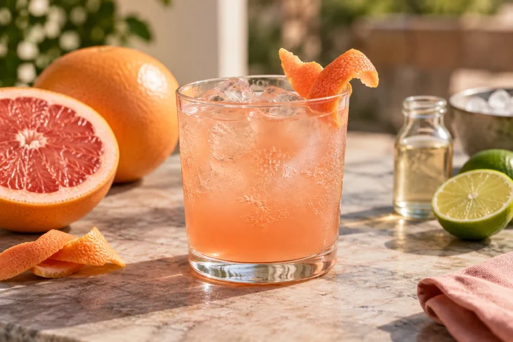 Grapefruit Mocktail: A Bittersweet Citrus Spritz