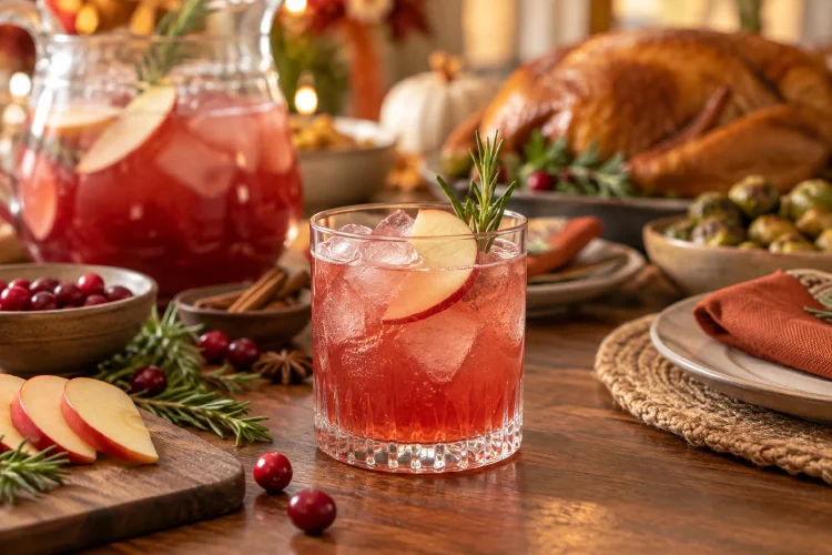 Thanksgiving Mocktails: Apple, Cranberry and Gentle Spice