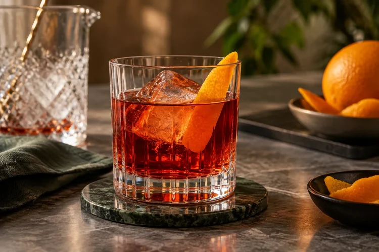 Negroni Mocktail: Balancing a Bitter Aperitif
