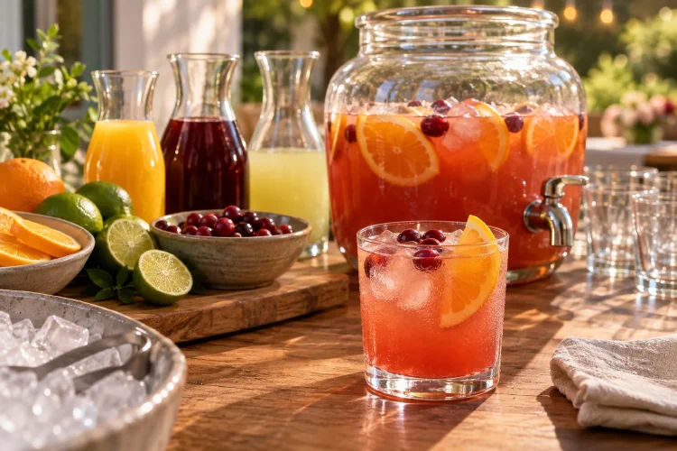 Party Mocktails: Batch Quantities and Easy Refills