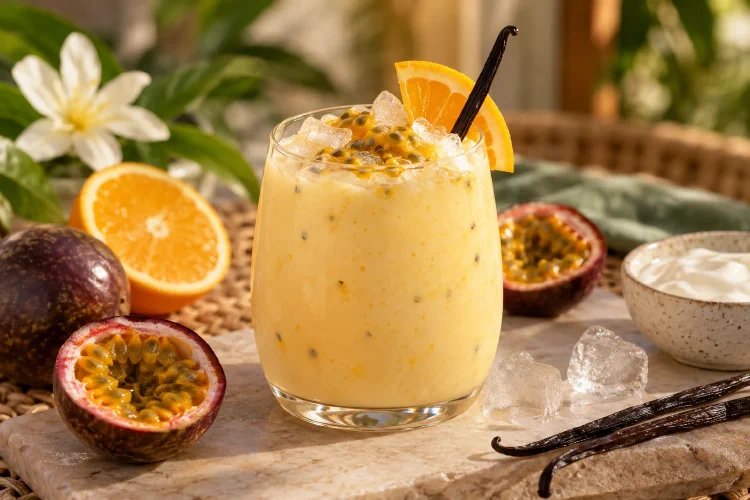 Vanilla Mocktail with Passion Fruit: A Creamy Recipe