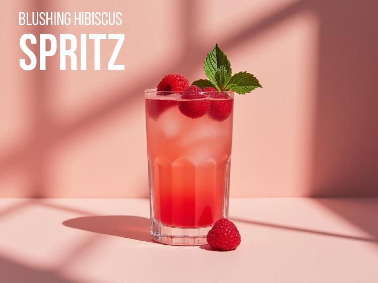 Blushing Hibiscus Spritz