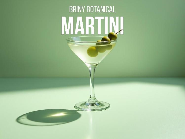 Briny Botanical Martini