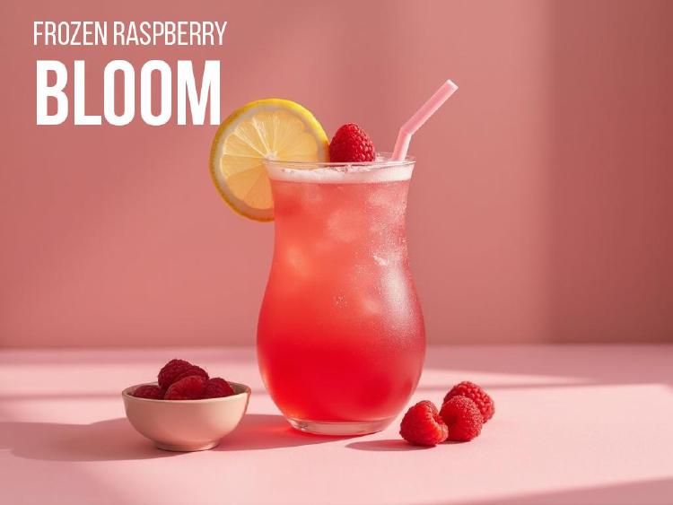 Frozen Raspberry Bloom