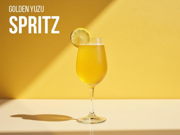 Golden Yuzu Spritz