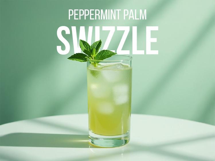 Peppermint Palm Swizzle