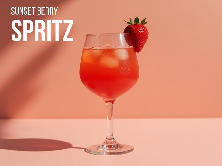 Sunset Berry Spritz