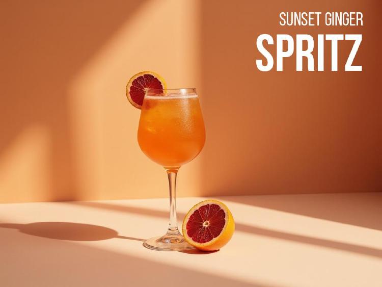 Sunset Ginger Spritz