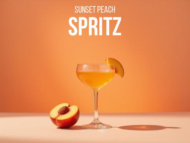 Sunset Peach Spritz