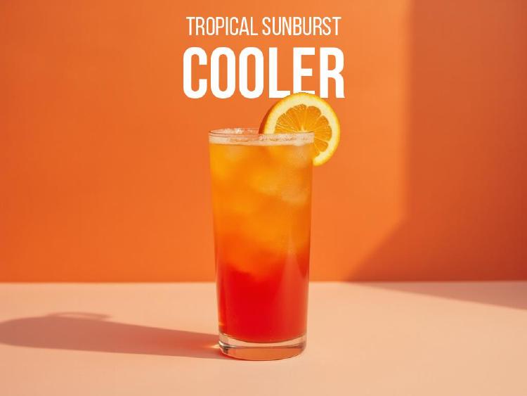 Tropical Sunburst Cooler