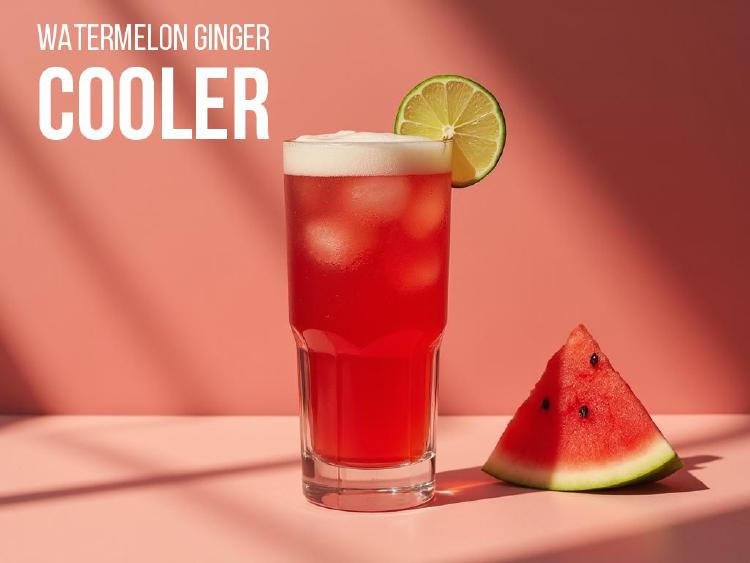 Watermelon Ginger Cooler