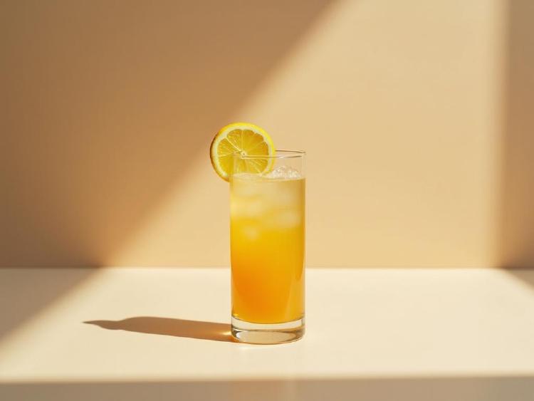 Serving inspiration from the ProstZero drink collection: citrus ginger spark