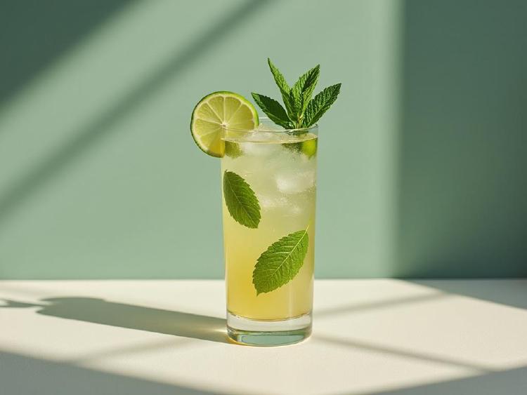 Serving inspiration from the ProstZero drink collection: classic mojito fizz