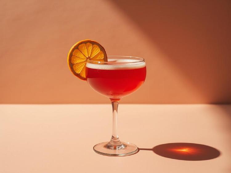 Serving inspiration from the ProstZero drink collection: crimson agave sour
