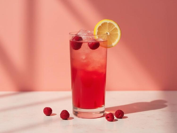 Serving inspiration from the ProstZero drink collection: crimson berry crush