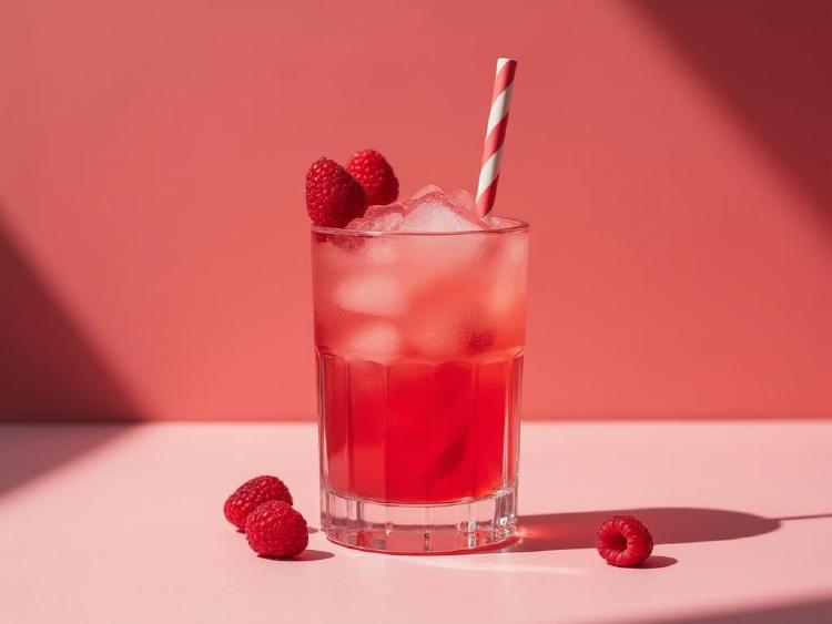 Serving inspiration from the ProstZero drink collection: crimson crush cooler