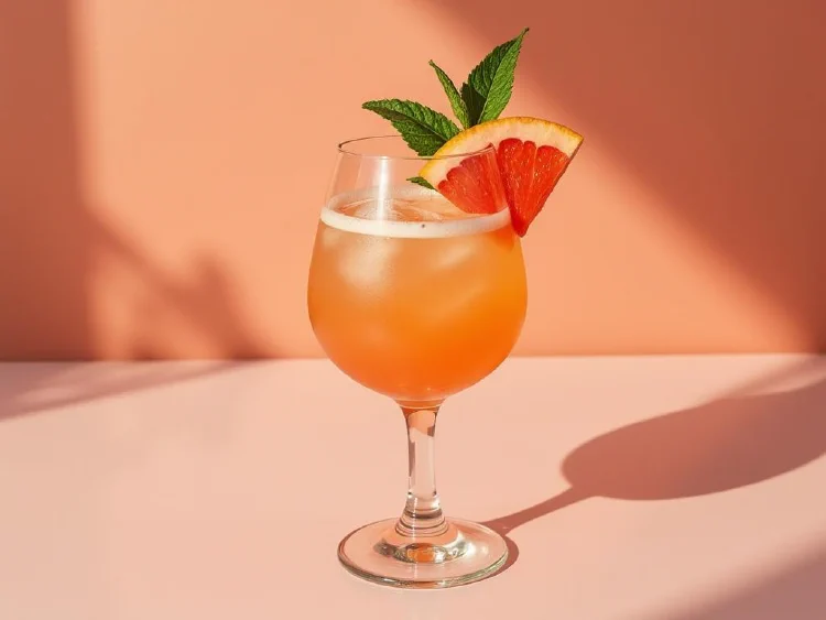 Floral Sunset Fizz