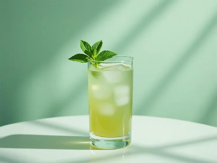 Peppermint Palm Swizzle