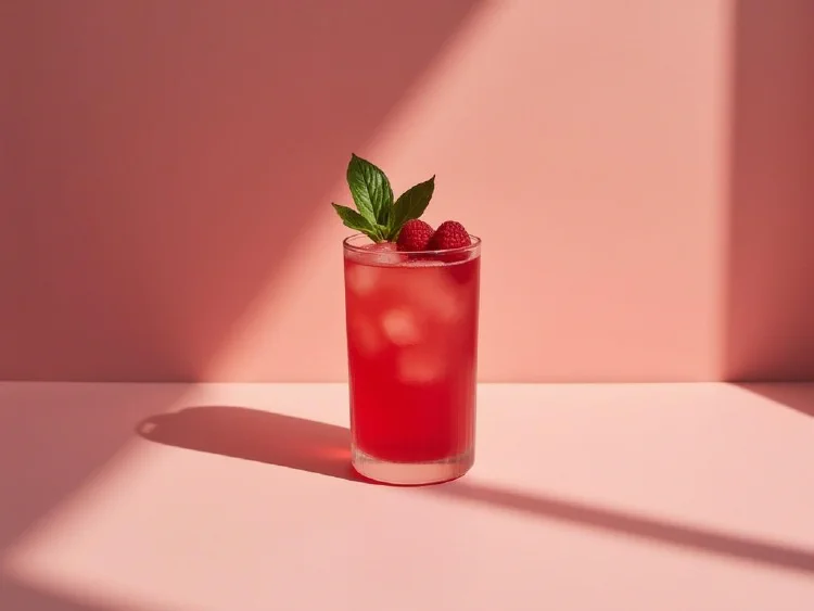 Ruby Basil Fizz