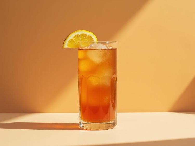 Serving inspiration from the ProstZero drink collection: spiced tea refresher